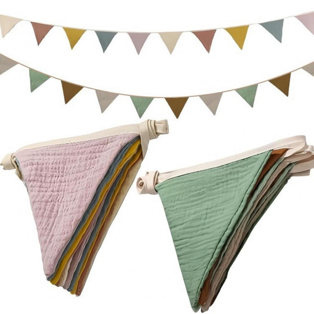 Baby Nursery Bunting - 236cm Baner z proporczykami, girlanda do