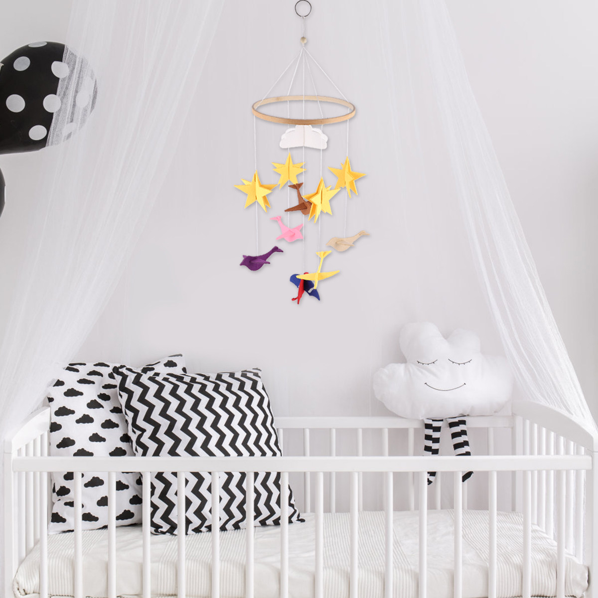 1 szt. Dekoracja do łóżeczka d – Baby Nursery Crib recenzja i cena