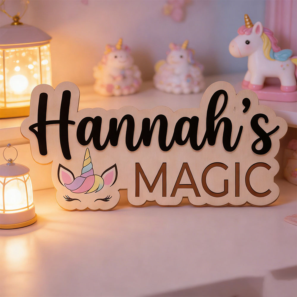 Personalizowana tabliczka na d – Baby Nursery Themes Girl recenzja i cena