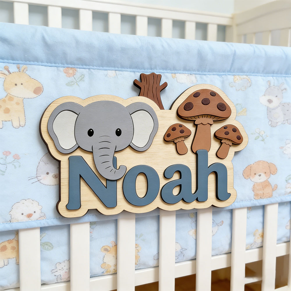 Personalizowana drewniana tabl – Baby Nursery Themes Girl recenzja i cena