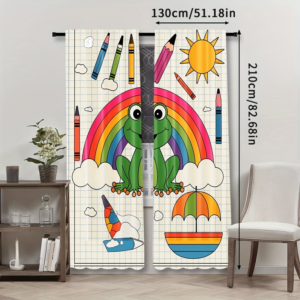 Urocza tęczowa żaba, dekoracja – Baby Nursery Themes Girl recenzja i cena