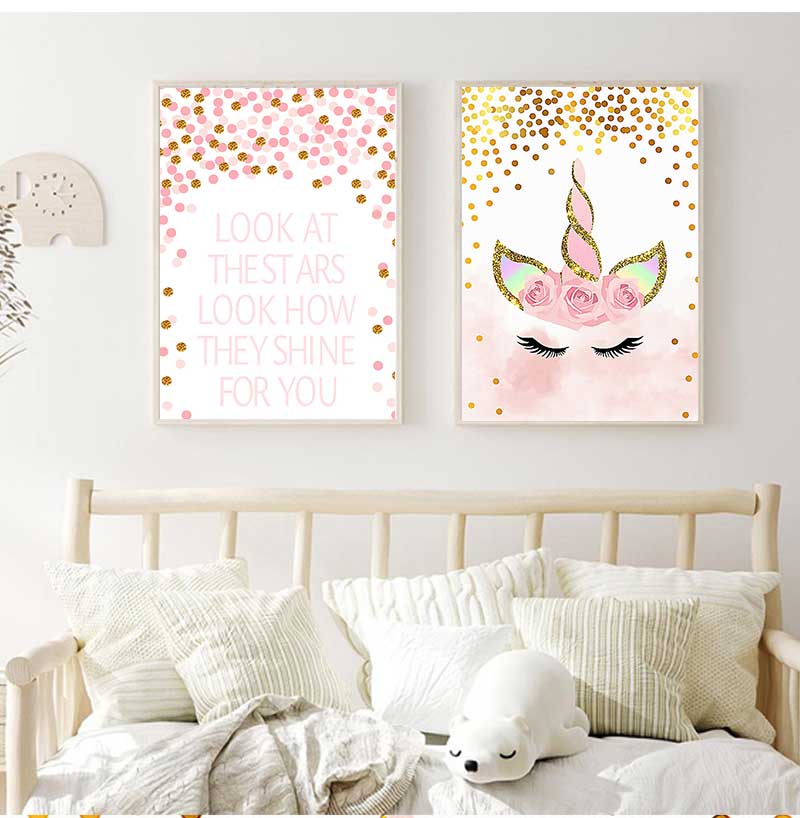 Dekoracyjny obraz do pokoju dz – Baby Nursery Quotes recenzja i cena