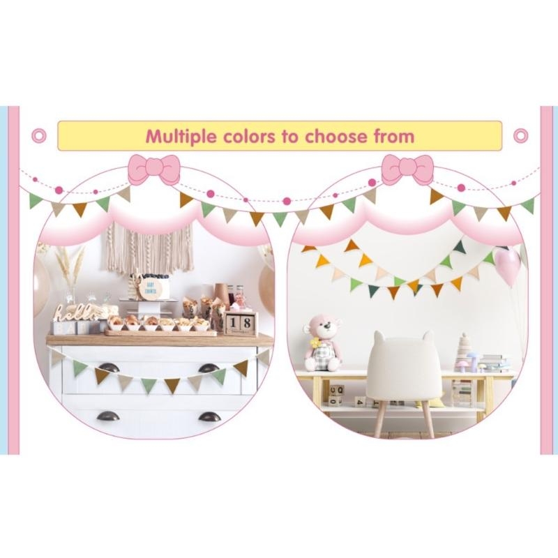 Urocza dekoracja do pokoju dzi – Baby Nursery Bunting recenzja i cena