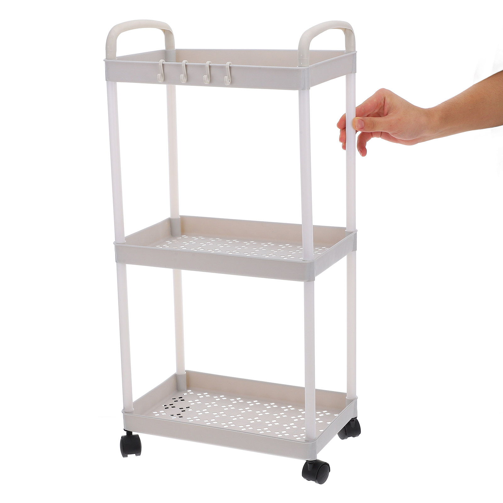 3-poziomowy wózek pomocniczy z – Baby Nursery Utility Cart recenzja i cena