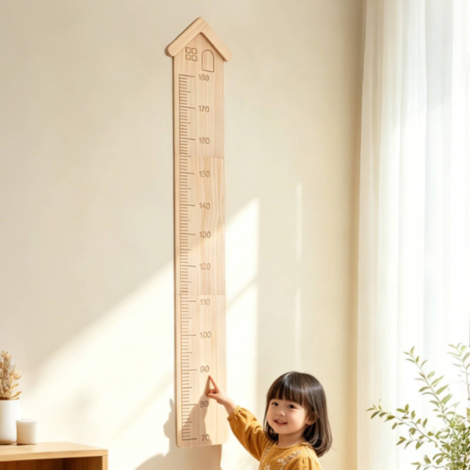 Drewniany miernik wzrostu w ks – Growth Chart Ruler recenzja i cena