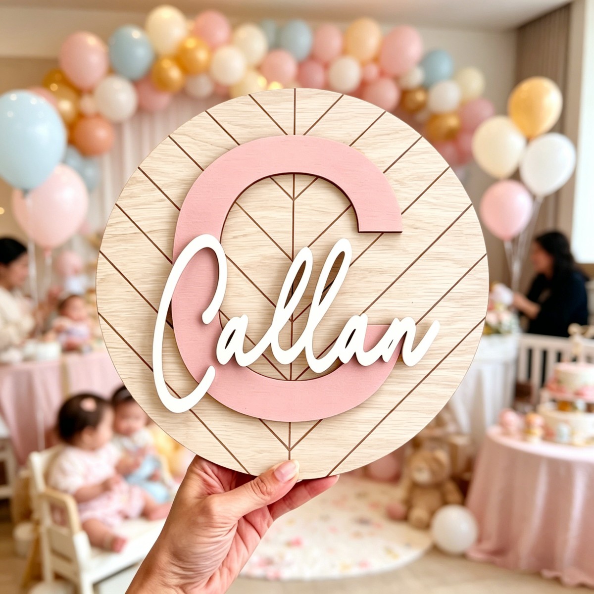 1 szt. Personalizowana Okrągła – Baby Nursery Office recenzja i cena