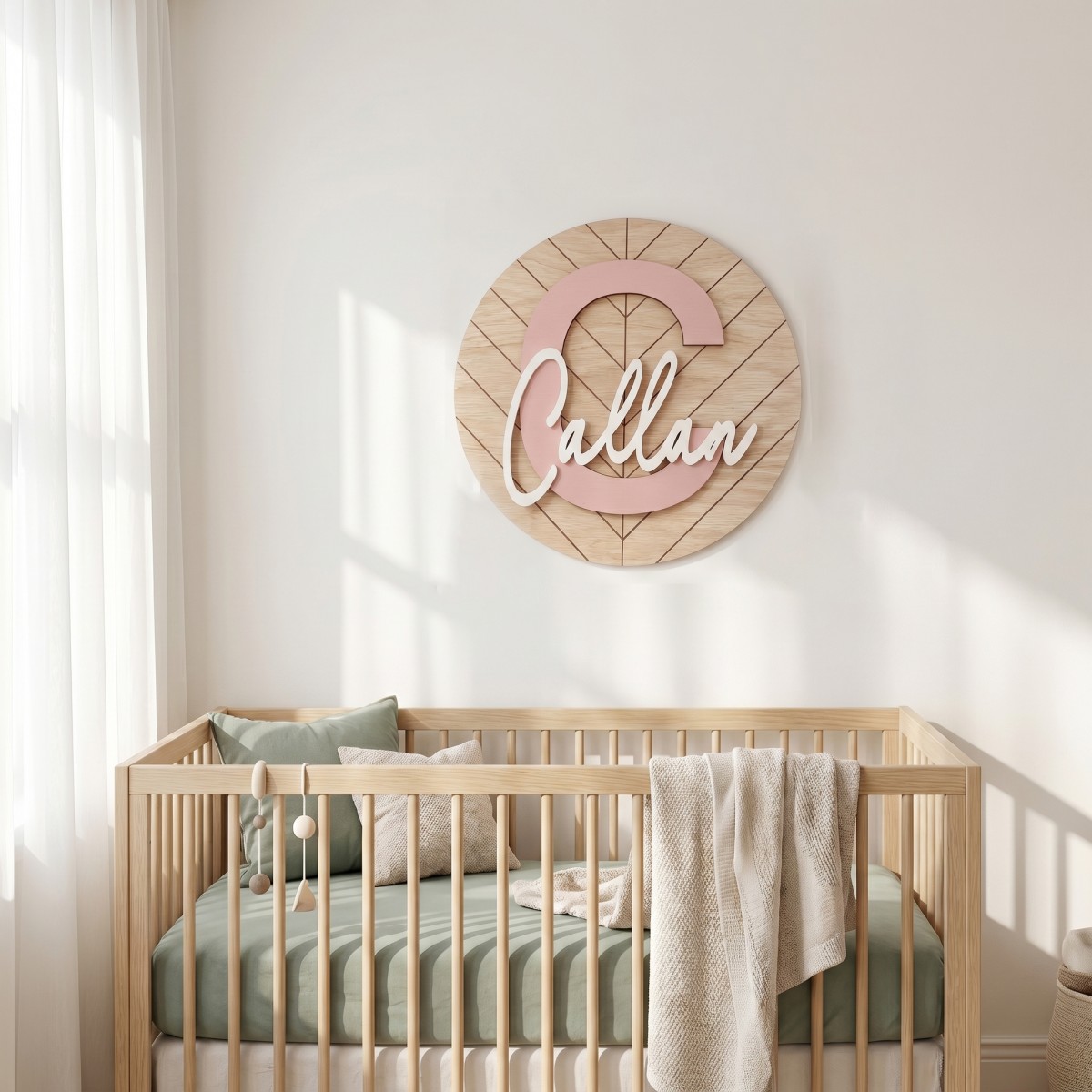 1 szt. Personalizowana Okrągła – Baby Nursery Office recenzja i cena