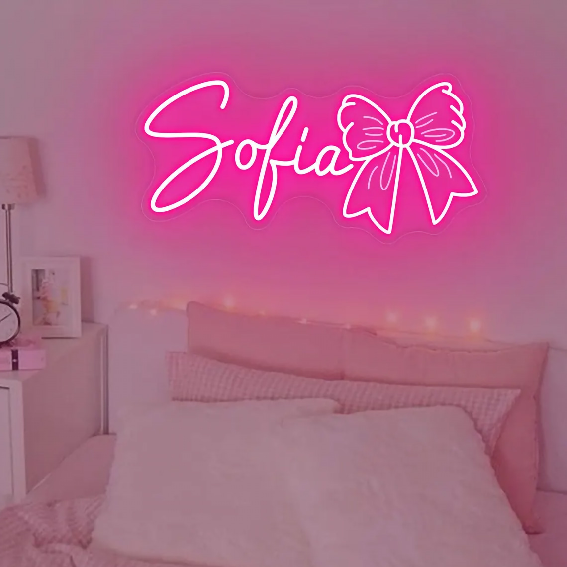 Neonowy Znak z Imieniem w Kszt – Baby Nursery Room recenzja i cena
