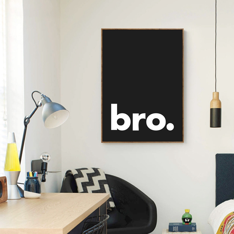Bracie. Drukuj minimalistyczny – Baby Nursery Quotes recenzja i cena