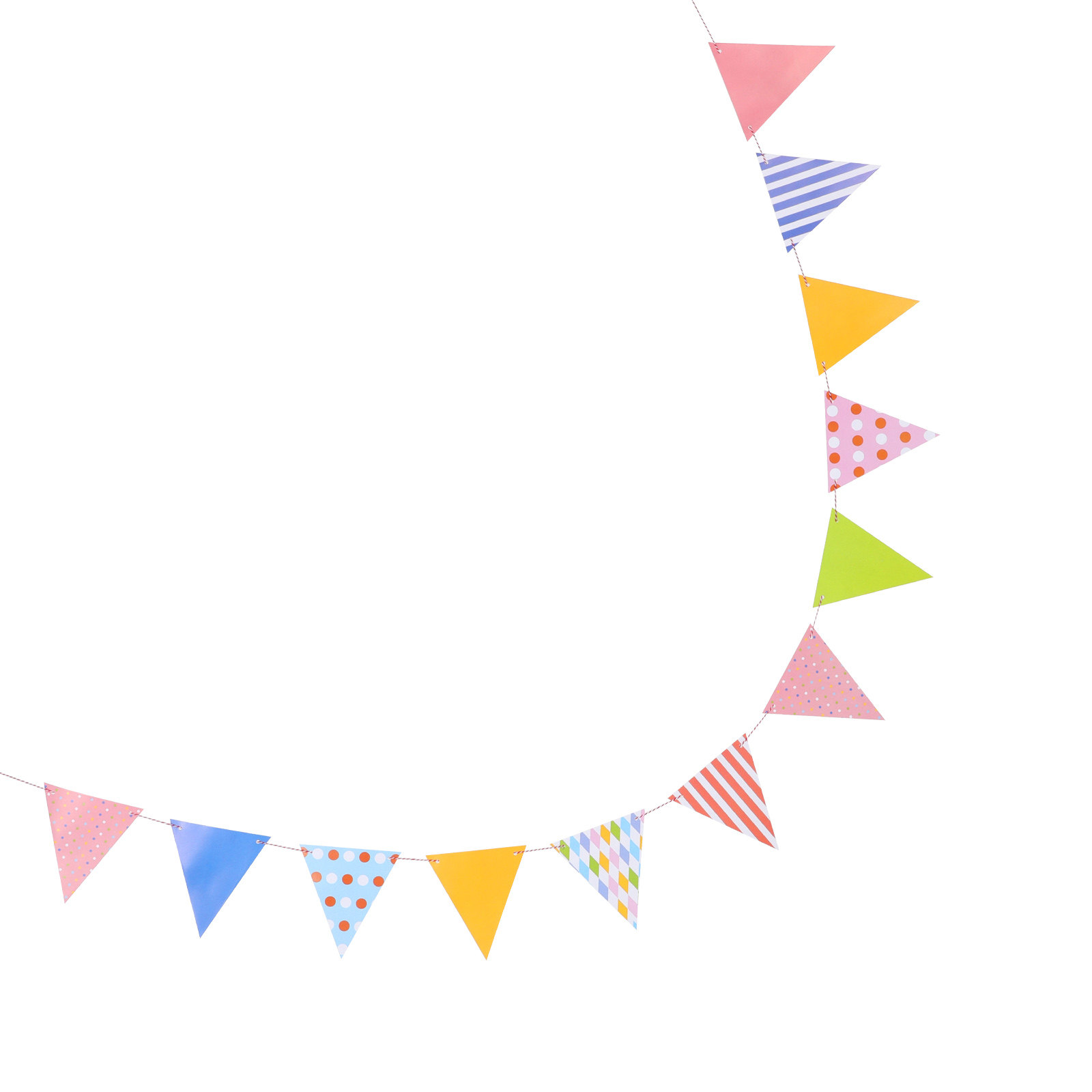 Girlanda z trójkątnych papiero – Baby Nursery Bunting recenzja i cena