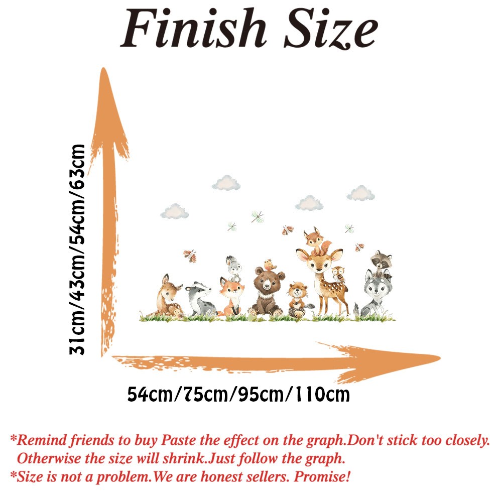Naklejki ścienne z motywem dżu – Baby Nursery Jungle Animals recenzja i cena
