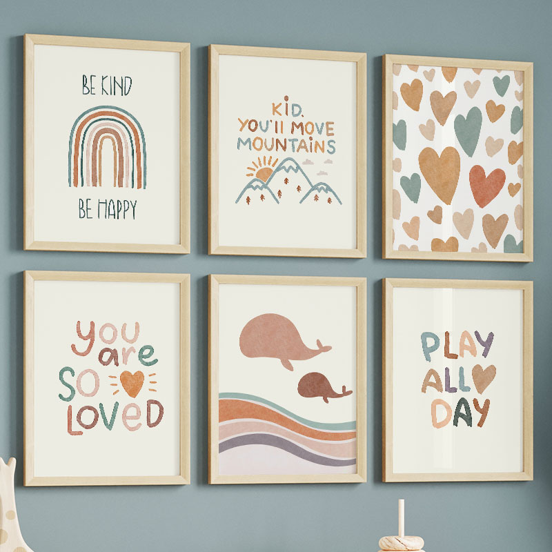 Plakat z kreskówkowym oceanem, – Baby Nursery Quotes recenzja i cena