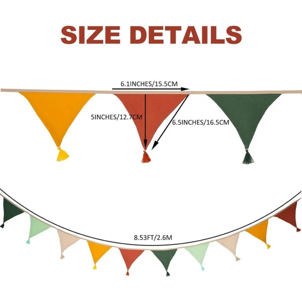 10 szt. Tkaninowe flagi, wielo – Baby Nursery Bunting recenzja i cena