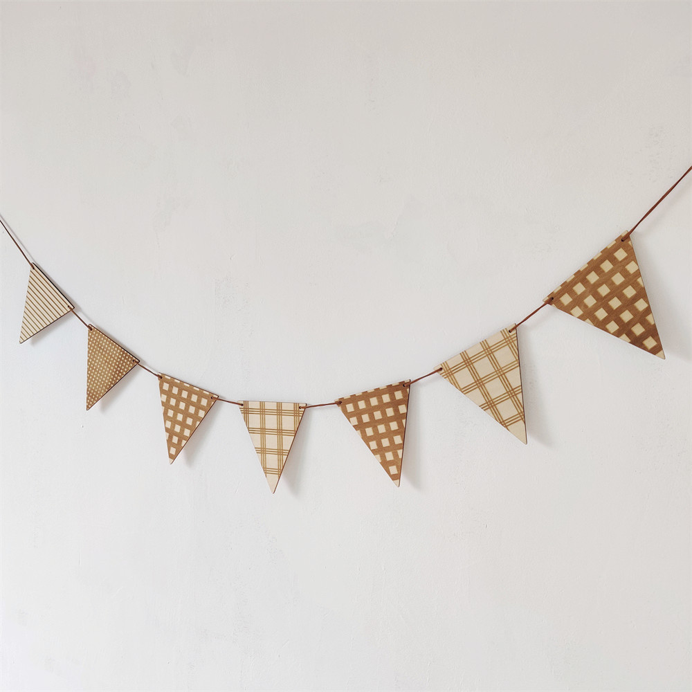 INS Nordic drewniana gwiazda k – Baby Nursery Bunting recenzja i cena