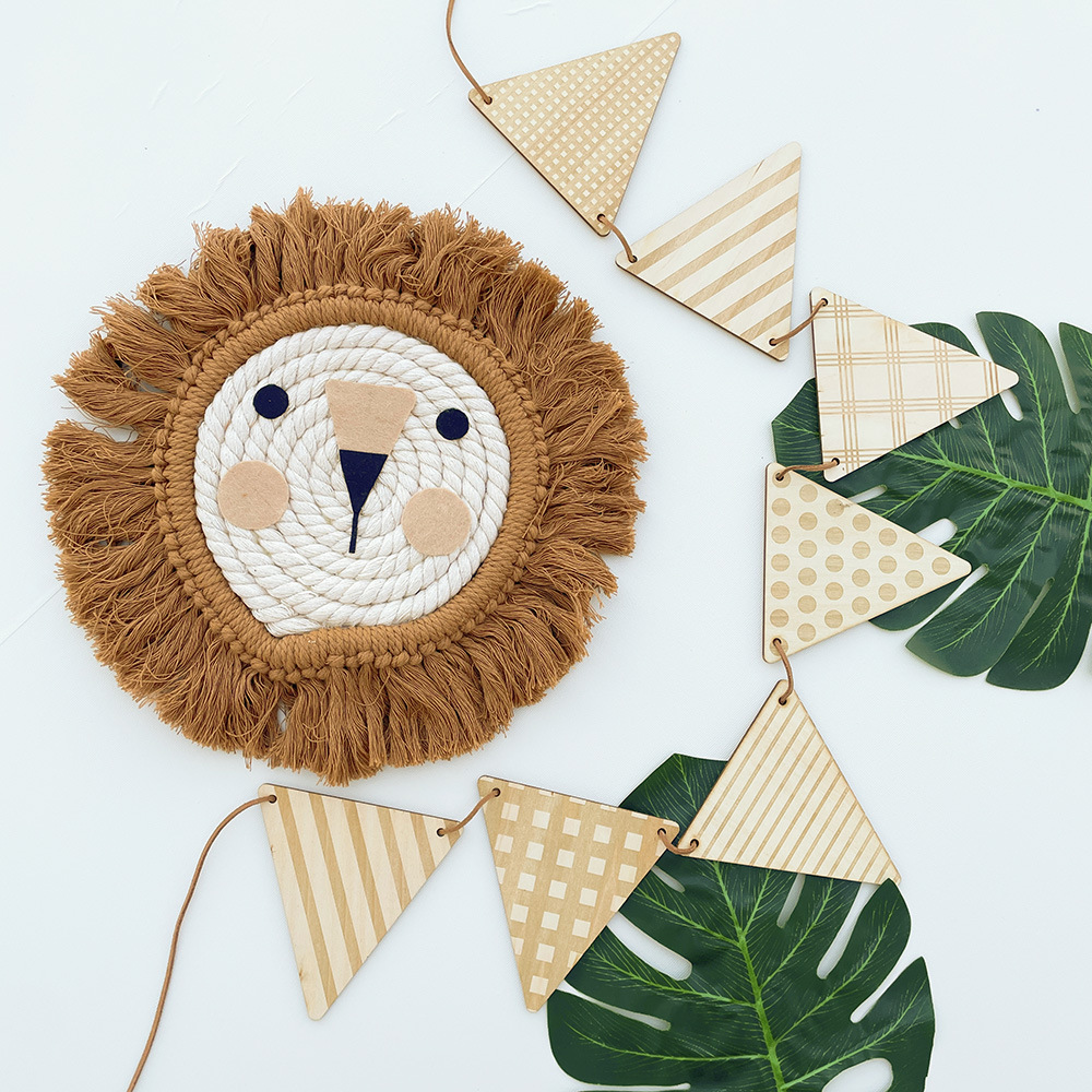 INS Nordic drewniana gwiazda k – Baby Nursery Bunting recenzja i cena