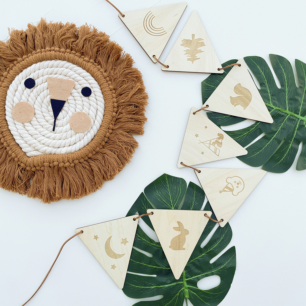 INS Nordic drewniana gwiazda k – Baby Nursery Bunting recenzja i cena