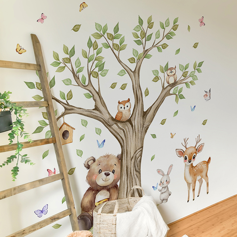 Naklejki ścienne DIY z motywem – Baby Nursery Jungle Animals recenzja i cena