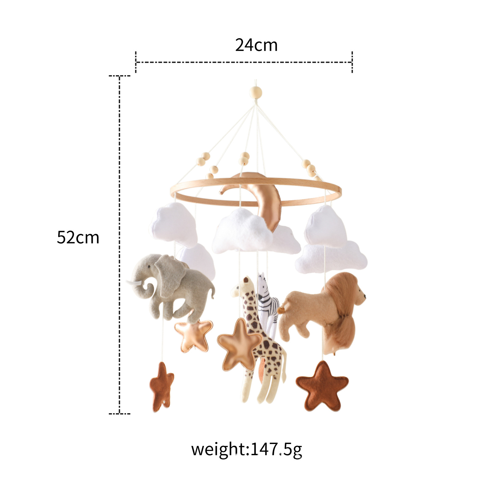 Gorąca sprzedaż Nordic Handmad – Baby Nursery Crib recenzja i cena