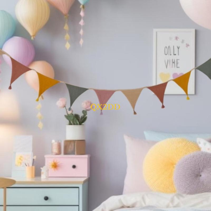 QX2D miękka tkanina banery z c – Baby Nursery Bunting recenzja i cena